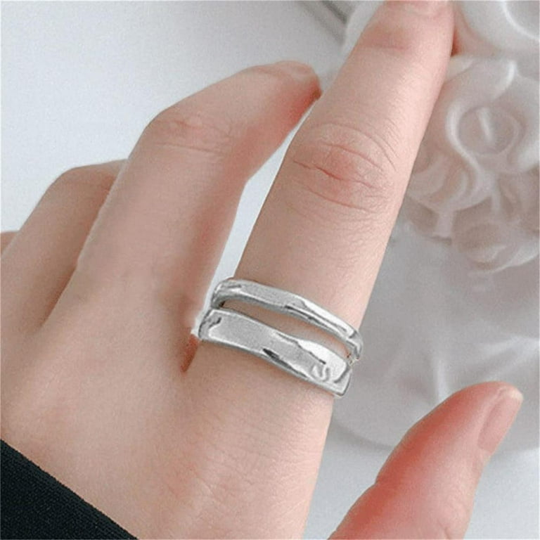 Open Double Row Ring