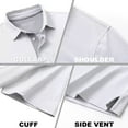 thumbnail image 5 of M MAELREG Mens Polo Shirts Short Sleeve Dry Fit Jacquard Performance Moisture Wicking Casual Pocket Golf Shirts for Men, 5 of 6