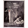thumbnail image 3 of Albert Sterner 15x18 Black Modern Framed Museum Art Print Titled - We Need You (1912), 3 of 5