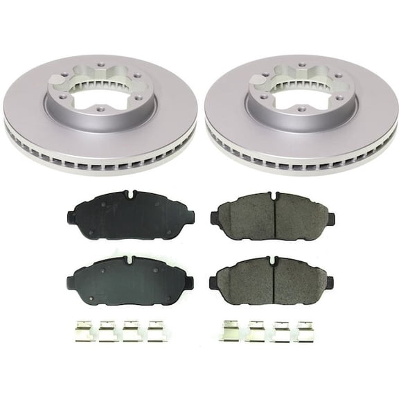 Front Brake Pad and Rotor Kit - Compatible with 2020 - 2024 Ford Transit-250 2021 2022 2023