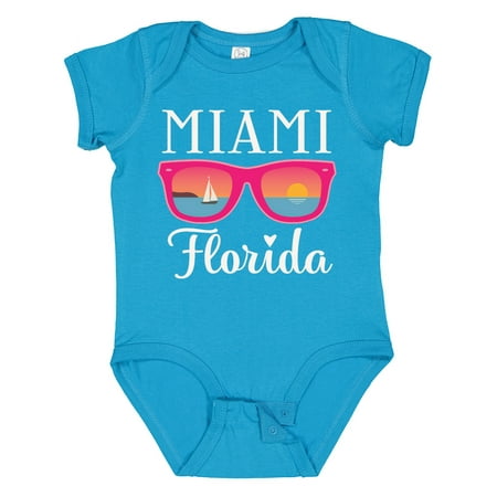 

Inktastic Miami Florida Vacation Beach Trip Gift Baby Girl Bodysuit