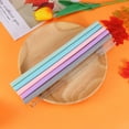 thumbnail image 3 of 8pcs/Set Reusable Silicone Straws Eco-friendly Drinking Straw for Party Restaurant Bar (Straight Straws) (5 Straws+2 Brushes+1 Ba, 3 of 8