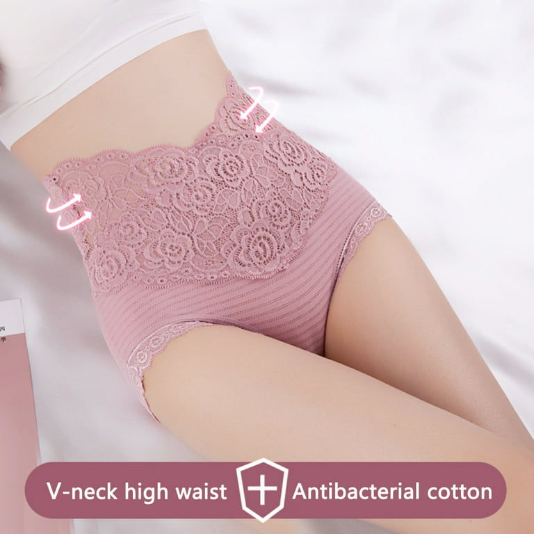Valcatch Women's V-shaped High Waist Underwear Cotton Briefs