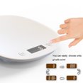 thumbnail image 4 of Electronic Kitchen Scale - Tare, Liquid Conversions, Integrated Handle, 10 kg Capacity, 1g Accuracy - Model, 4 of 5