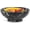 Black, variant on Elborse Marble Fruit Bowl For Kitchen Counter White 10 inch Handmade Fruit Dish, Decorative Bowls For Entryway Table, Modern Candy Bowl For Kitchen Storage