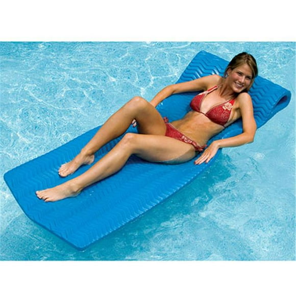 Swimline 12010 SofSkin Floating Mattress, Blue