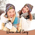 thumbnail image 4 of Pofeuu Retro Cassette Print Beanie Hat for Men Women Knit Winter Hat Warm Cuffed Skull Beanie Slouchy Soft Unisex, 4 of 6