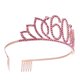 thumbnail image 3 of Corona con números, decoración creativa para tarta de cumpleaños, elegante tocado, accesorio para el cabello para mujeres y niñas (oro rosa 60), 3 of 5