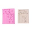 thumbnail image 3 of Molde portátil reutilizable Toystoory para Fondant galleta chocolate gris claro, 3 of 6