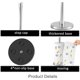 thumbnail image 3 of Paper Towel Holder, Silver Paper Towel Holder, Kitchen Paper Towel Holder Countertop with Suction Cups,Kitchen Paper Towel Holder Made of Stainless, 3 of 4