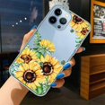 thumbnail image 4 of Compatible with iPhone 13 Pro Max Case with Flower,for Girly Women,Shockproof Clear Floral Pattern Hard Back Cover for iPhone 13 Pro Max 6.7 inch 2021, 4 of 5