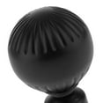 thumbnail image 3 of yuksok Embout de Tringle à Rideau en Alliage d'Aluminium 28mm style1-Noir, 3 of 7