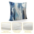 thumbnail image 4 of ERAPDAUR  Abstract Neutral Tones Throw Pillow, Grey 12x12in, 4 of 5