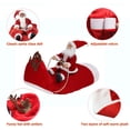 thumbnail image 3 of Disfraz de Papá Noel para perros, ropa para mascotas, disfraces de Cosplay para mascotas, disfraz de fiesta para perros y gatos, atuendo para perros pequeños, medianos y grandes JAMW Sencillez, 3 of 5