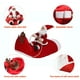 thumbnail image 3 of Disfraz de perro de Papá Noel Ropa para mascotas Papá Noel montando disfraces de cosplay para mascotas Disfraces de fiesta Traje para perros y gatos para perros pequeños, medianos y grandes, 3 of 5
