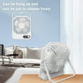 thumbnail image 6 of UttpKLBx Portable Automatic Remote Fan Portable Clip on Fan Personal Portable Fan Air Fans Cooling for Room, Quiet Personal Small Fan for Home (White), 6 of 7
