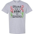 thumbnail image 3 of Inktastic Blessed to Be a Mom and Grandma Pink Flowers T-Shirt, 3 of 5