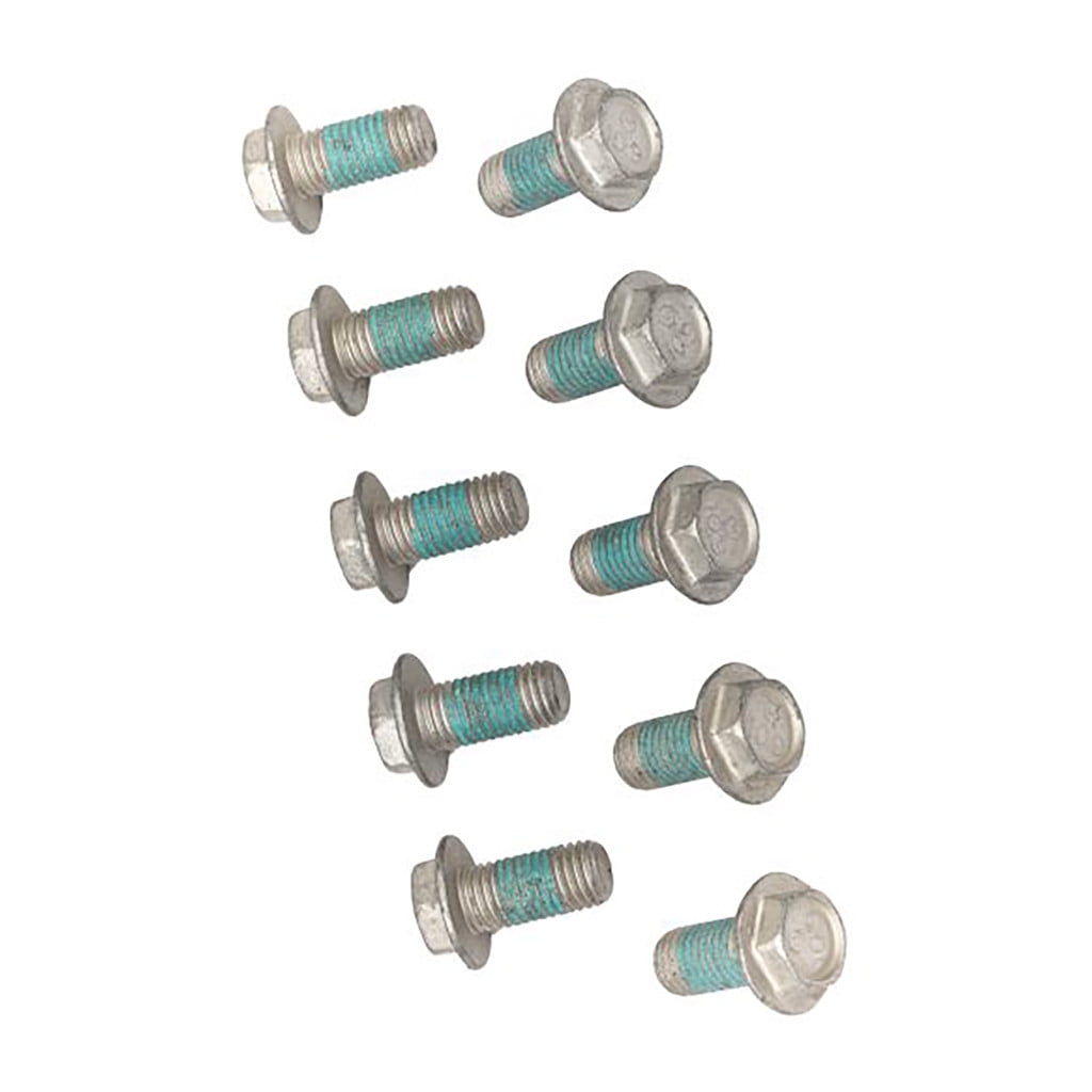 KarParts360 For Chevy Camaro 2010-2024 Multi-Purpose Bolt | 10 Pieces | Made Of Steel | Hex Head Type | Gray | Zinc Coated Finish | Heat Hardened | 0.25 Inches Thread Diameter