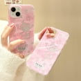thumbnail image 2 of Bling Glitter Roses Flowers Pink Phone Case Compatible with iPhone Case for Women Girls (Pink,iPhone 12 Pro), 2 of 6