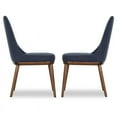 thumbnail image 3 of Mid Century Modern Grayson Blue Dining Chair (Set of 2), 3 of 4