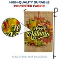 thumbnail image 4 of America Forever Happy Autumn Garden Flag, 12.5 x 18 inches Double Sided, Decorative Fall Wreath with Leaves, Autumn Garden Decor Flags, Fall Outdoor Seasonal Flags for Yard, Lawn, 4 of 5