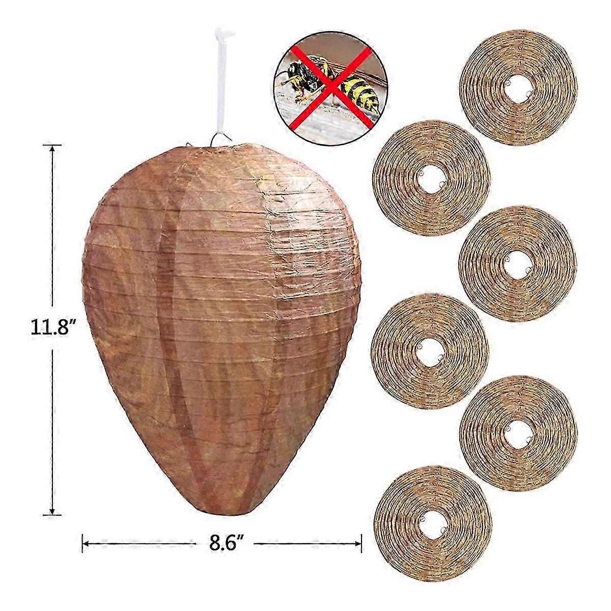 10 Pack Paper Wasp Nest Decoy Deterrents