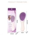 thumbnail image 3 of Hair Care Comb With Alternating Teeth Pattern Stress Relief Scalp Massager Easy to Clean Portable Grooming Essential, 3 of 4