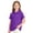 7# Purple, variant on Girls Short Sleeve Basic Pique Polo Shirts School Uniform Golf Shirts Yellow 120