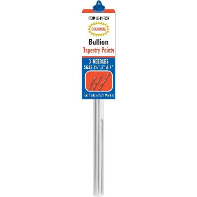 Bullion Needles-Blunt Points Sizes 3.5", 5" & 7" 3/Pkg