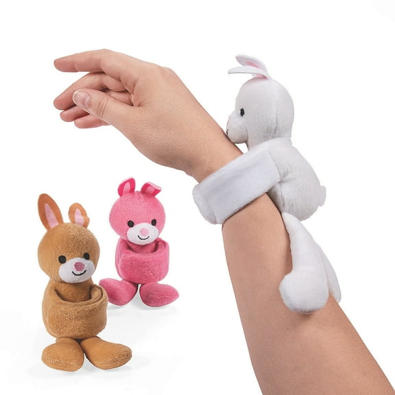 Plush Hugging Easter Bunnies - Jewelry - 12 Pieces