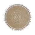 thumbnail image 1 of Rattan Trivet Mats Heat Insulation Flax Dining Table Non-Slip Placemat, 1 of 7