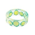 thumbnail image 1 of XZNGL Cute Acrylic Resin Rings Colorful Summer Knuckle Transparent Rings, 1 of 9