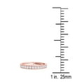 thumbnail image 2 of AoneJewelry 3/8 Carat Diamond Milgrained Wedding Band In 10K Rose Gold, 2 of 5