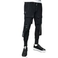 thumbnail image 3 of safuny Cargo Pants for Men High Waist Fashion Fall Winter Long Trousers Comfy Lounge Casual Soft Safety Full Pants with Pocket Solid Color Black XXXL, 3 of 9