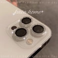 thumbnail image 2 of Bling Diamond Protector De Lente De Cámara IPhone 13 Pro Max Metal Anillo Película De Vidrio Templado 11 12Mini Cubierta, 2 of 4
