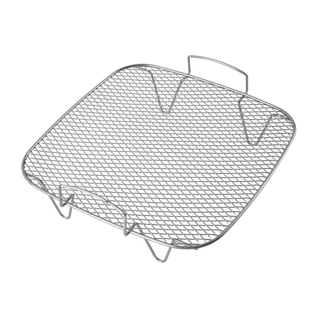 Estante para freidora de aire de 9,37 pulgadas Compatible con Gourmia GAF858, accesorios de acero inoxidable para freidora de aire de 8 a 12QT