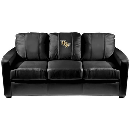 Central Florida Knights Collegiate Silver Sofa with UCF logo