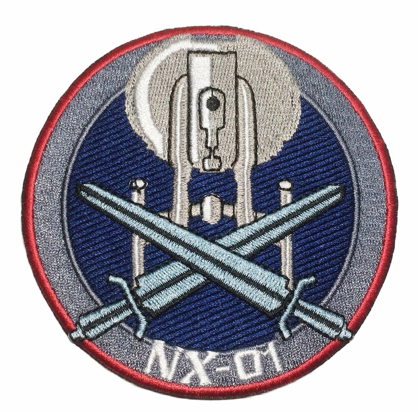 Star Trek Enterprise Mirror Universe 3 1/2" Diameter IronOn Patch