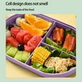thumbnail image 5 of Nkmbld Bento Lunch Box for Kids, Large Capacity Double Layer Compartment Lunch Box, Reusable Lunch Food Containers for Work and Travel, BPA-Free, Pink, 5 of 8