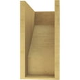 thumbnail image 4 of 8"W x 16"D x 16"H Classic Clemmons Rough Cedar Woodgrain TimberThane Corbel, Primed Tan, 4 of 6