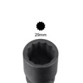 thumbnail image 4 of 3/4" Drive 29mm 12-Point Impact Socket, CR-MO Steel 56mm Length, Standard Metric Sizes, 4 of 5