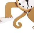 thumbnail image 6 of Fantasy Fields Sunny Safari Monkey Wall Clock, Brown, 6 of 7