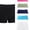 black, variant on RTKFRFLM Girls Solid Color Swim Shorts Comfortable Athletic Boy Shorts Bathing Suit Bottoms Swimwear for Kids Toddlers Size 3-12 Years