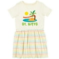 thumbnail image 3 of Inktastic I Love St. Kitts Girls Toddler Dress, 3 of 5