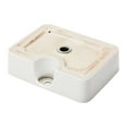 thumbnail image 4 of 16"x12" White Ceramic Rectangular Vessel Bathroom Sink, 4 of 7