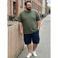 thumbnail image 5 of DARING DIVA Men's 100% Cotton Short Sleeves T-Shirt 3XL Olive Green, 5 of 7