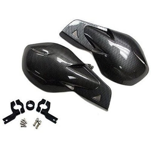 ZEWAN 7/8" Handlebar Hand Brush Guards Protector Handguards Assy for Kawasaki Suzuki Motocross Motorcycle Off-road Pit Dirt Bike ATV (Carben fiber)