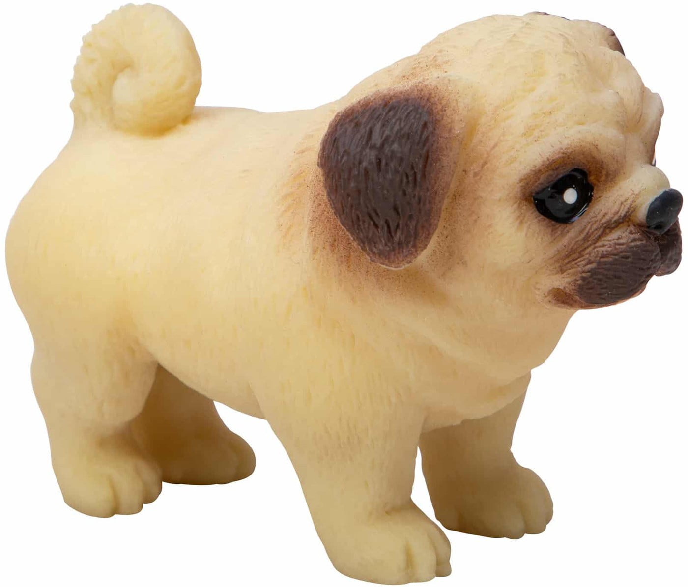 French Bulldog Schylling Pocket Pup Black 4” Squishy Toy Realistic Dog  Frenchie