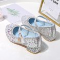 thumbnail image 3 of Vedolay Flower Girls Dress Shoes Wedding Party Heel Princess Shoes Flats for Kid(Silver,12), 3 of 5