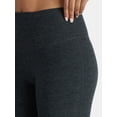 thumbnail image 4 of Athletic Works Women's and Women's Plus ButterCore Flare Pants, Sizes XS-4X, 4 of 6